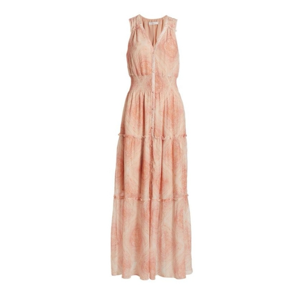 Ramy Brook Poppy Printed Silk Maxi Dress